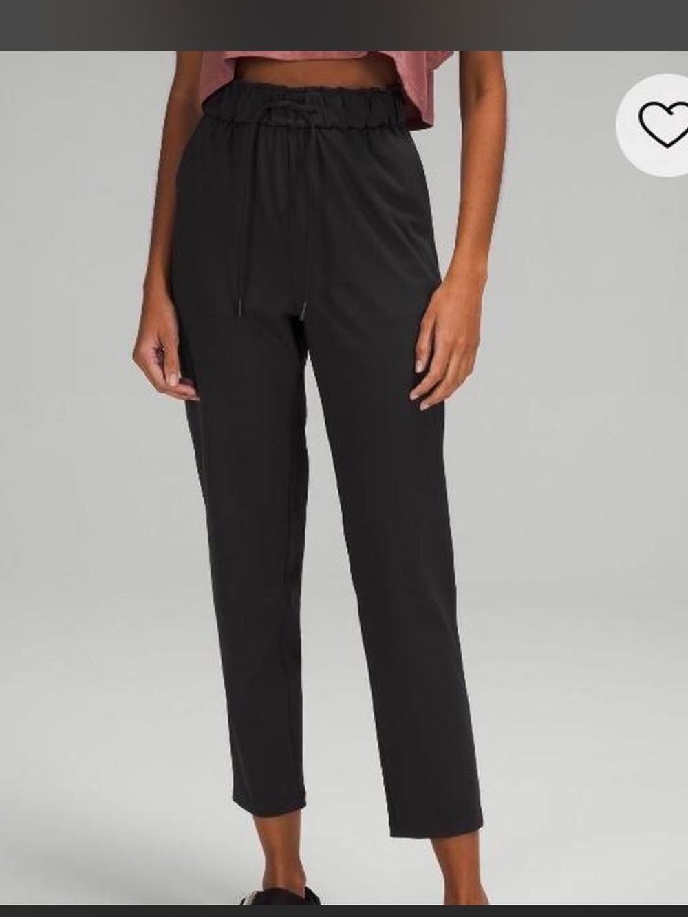 Lululemon stretch high rise crop pant